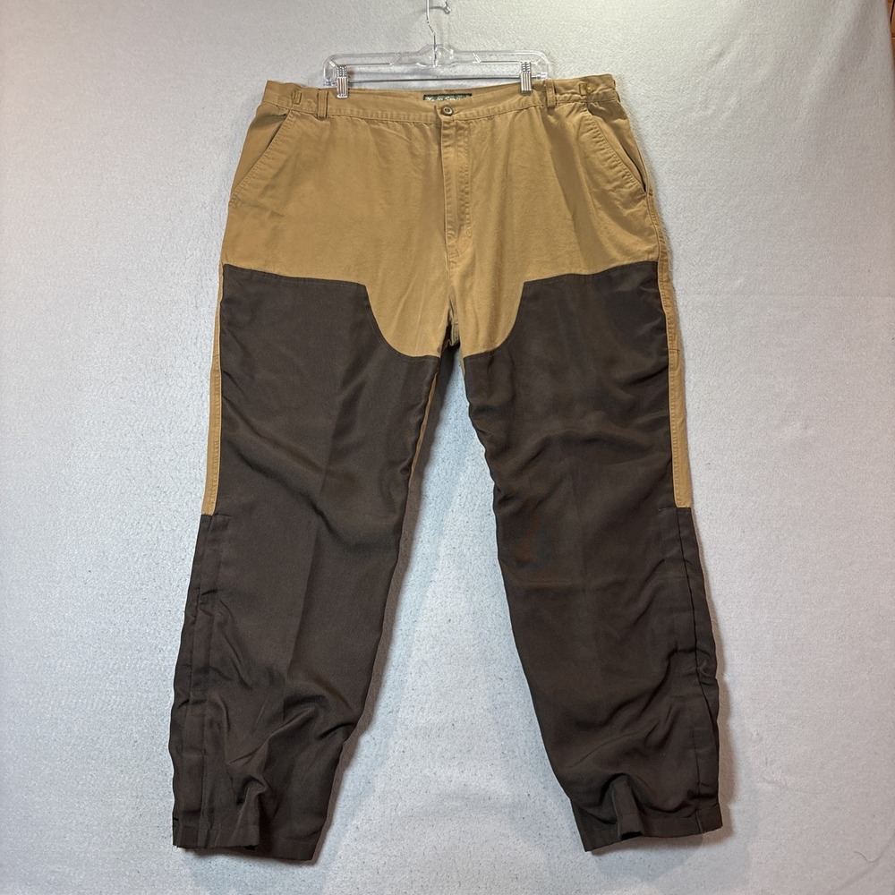 Master Sportsman Pants Men 2XL Brown Tan Upland Hunting Brush Reinforced Gorp
